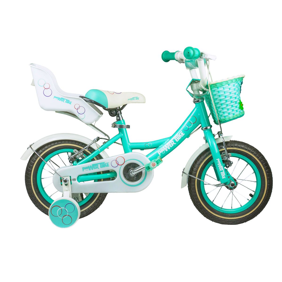 POWERBIKE - BICICLETA PASEO 12 POWERBIKE TURQUESA