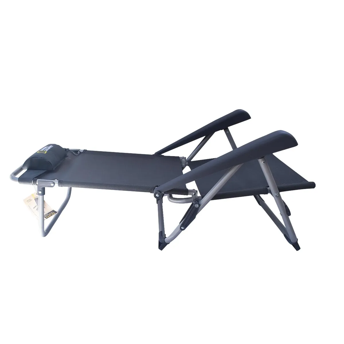 NATIONAL GEOGRAPHIC - Silla Plegable Playa Almohada Naples Gris National Geographic
