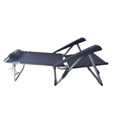 Imagen 2 del producto Silla Plegable Playa Almohada Naples Gris