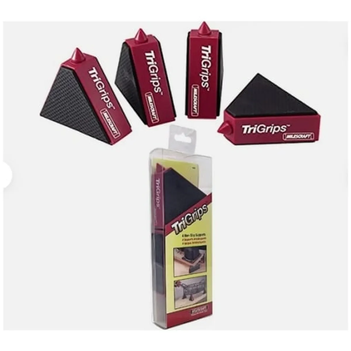 MILESCRAFT - Soporte De Trabajo Antideslizante Trigrips 1600 Milescraft