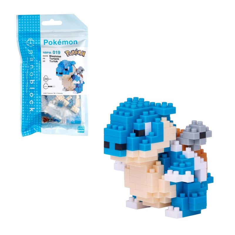 ANSALDO - FIGURA NANOBLOCK SERIE POKEMON DE BANDAI - BLASTOISE