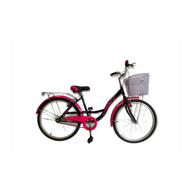 POWERBIKE - BICICLETA PASEO 24 POWERBIKE NEGRA