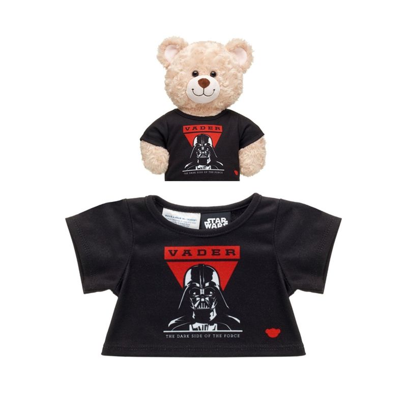 BUILD A BEAR - POLERA NEGRA DARTH VADER STAR WARS BUILD-A-BEAR