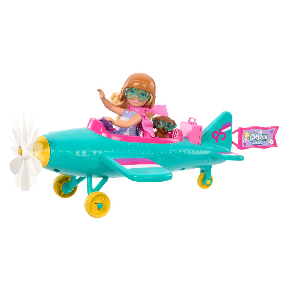 BARBIE - Muñeca Barbie Chelsea piloto de avión con accesorios