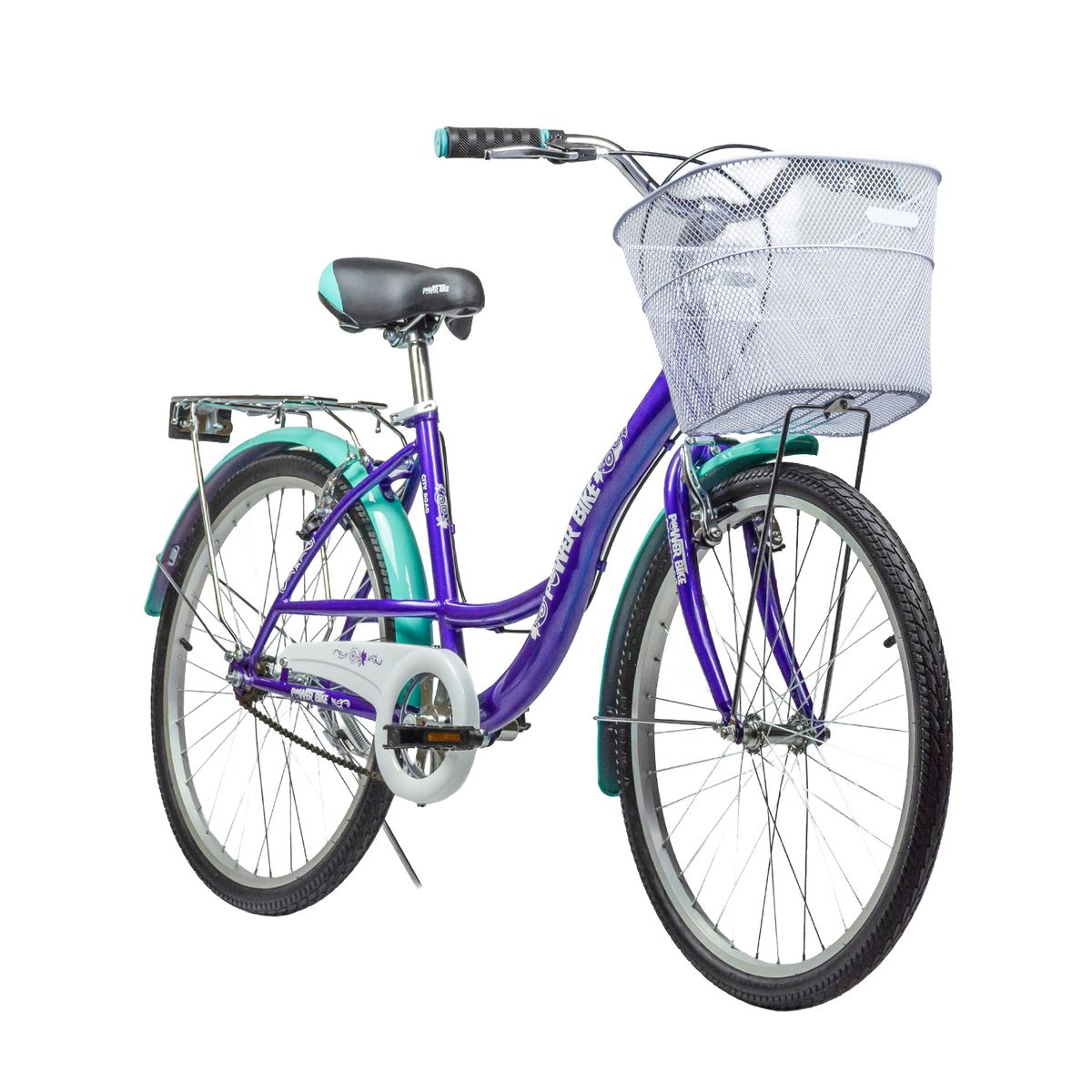 POWERBIKE - BICICLETA PASEO 24 POWERBIKE MORADA