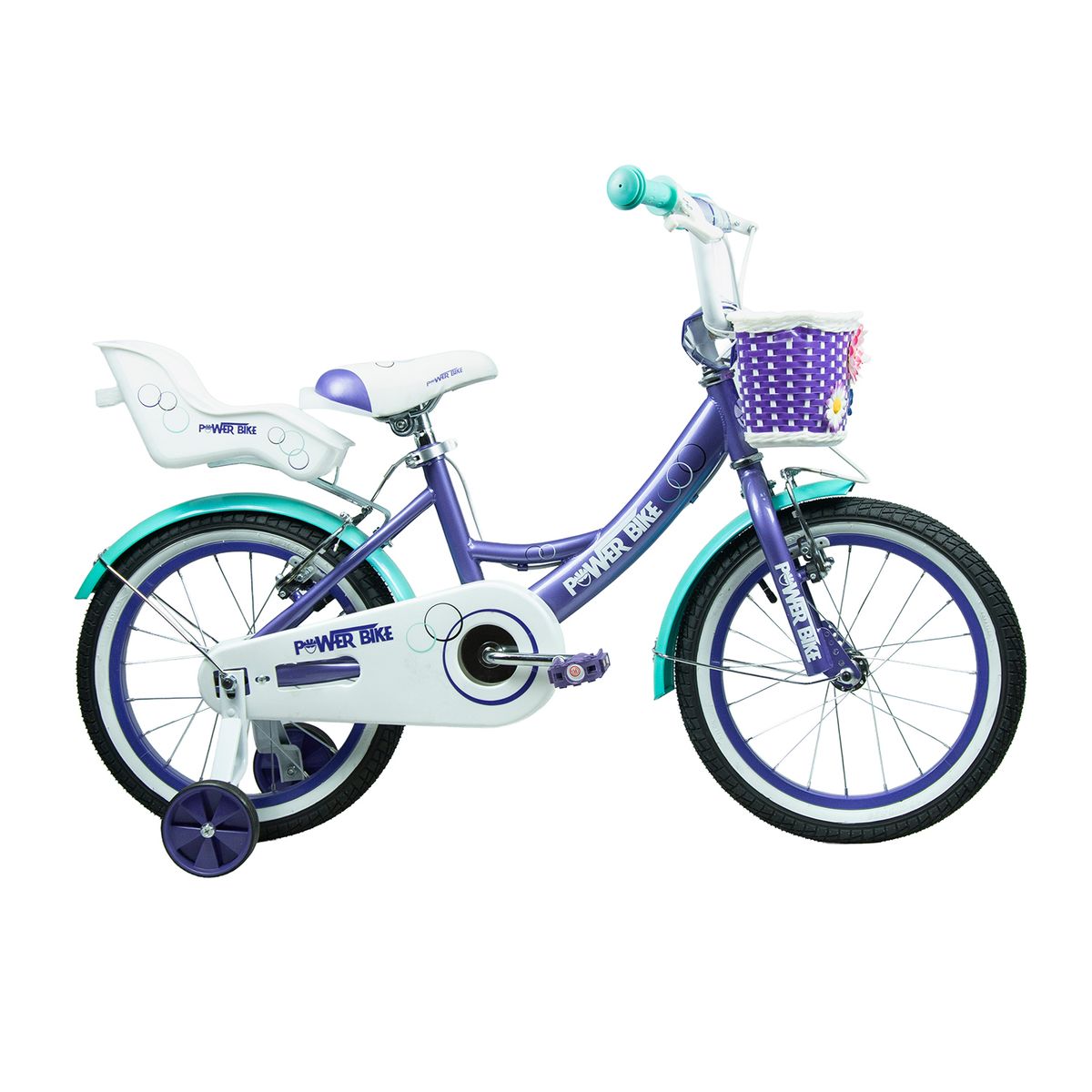 POWERBIKE - BICICLETA 16 PASEO POWERBIKE MORADA