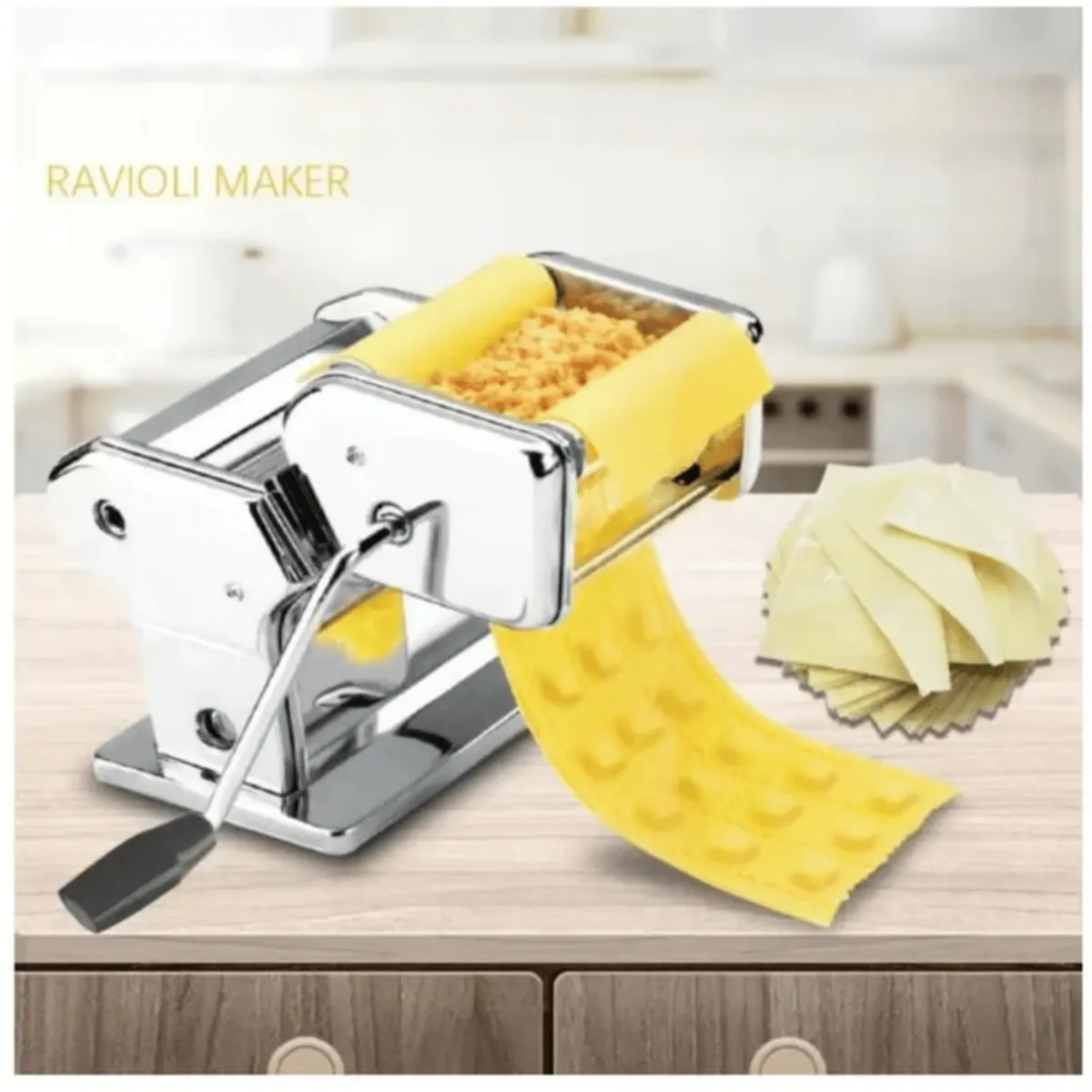 GENERICO - Máquina Para Pastas Raf R6670 Ravioli Antideslizante Acero