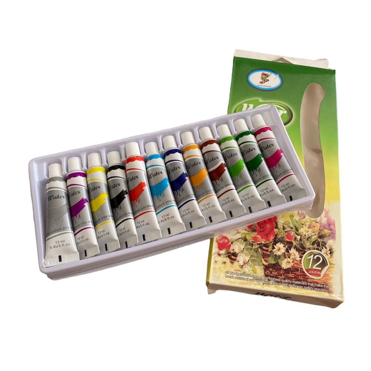 GENERICO - Set De Pintura En Agua 12 Colores Set De Arte Para Pintar
