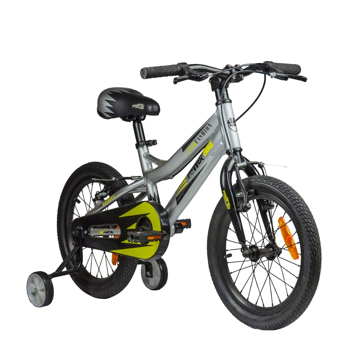 POWERBIKE - BICICLETA 16 POWERBIKE FASHION GRIS ALUMINIO