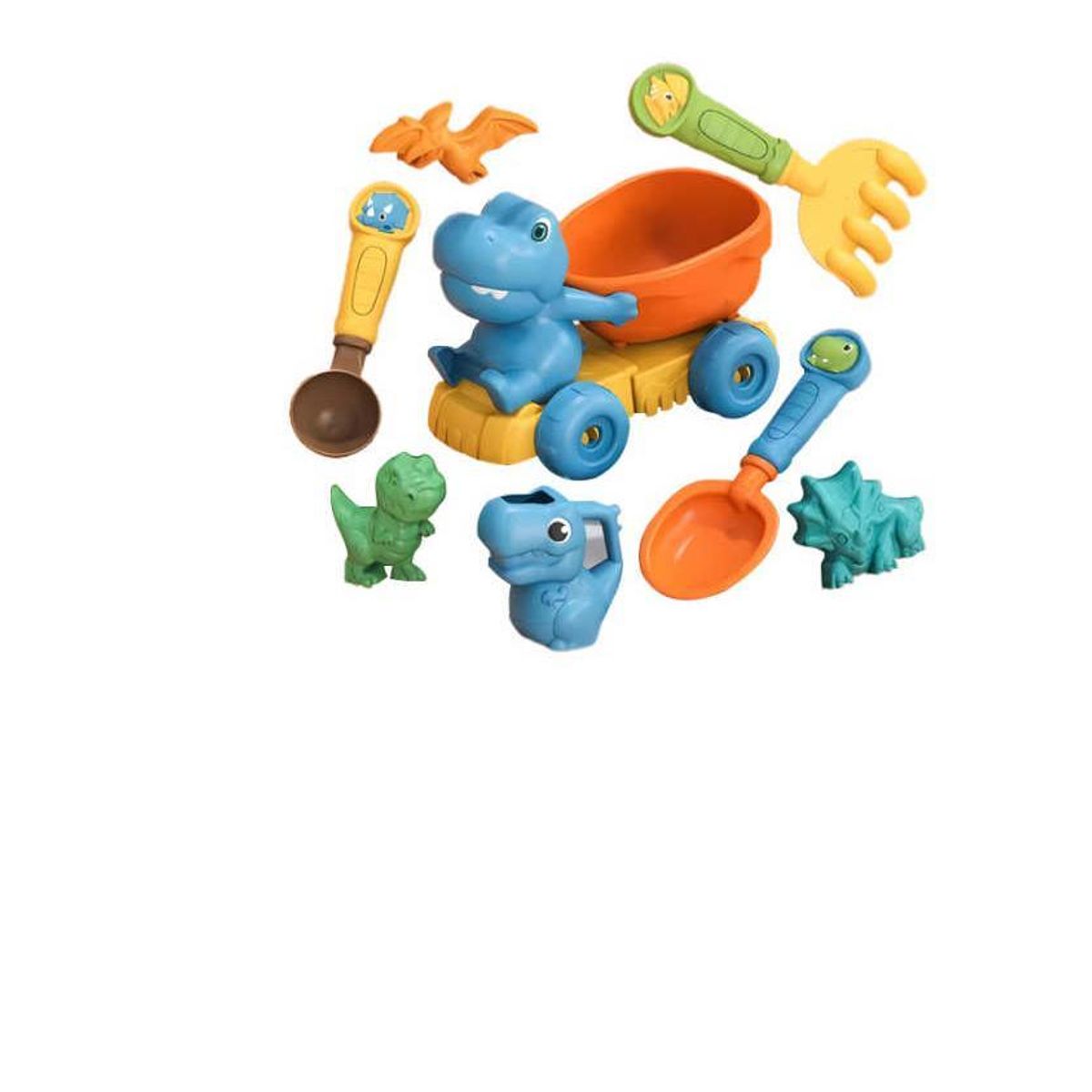 GENERICO - Balde Juguete de Playa 8 pcs