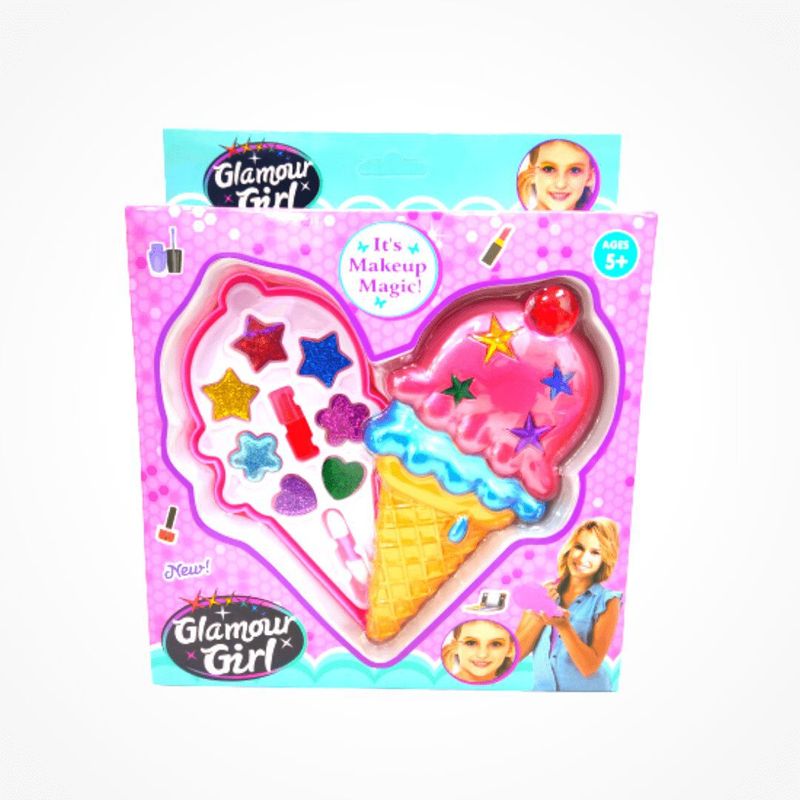 GENERICO - Juguete Maquillaje Glamour Girl 2 Helado Pequeño 25cm X 21cm