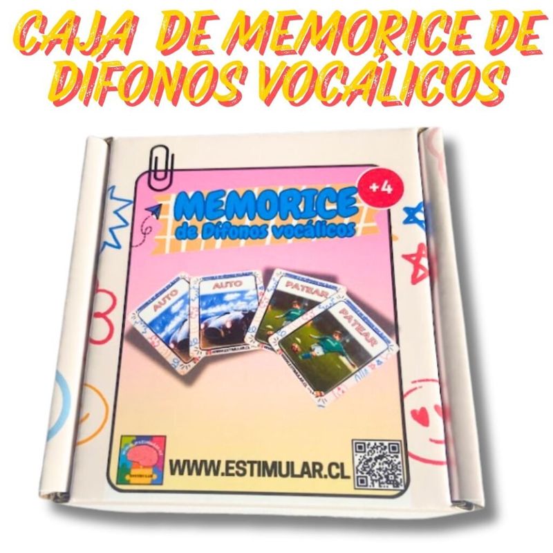 GENERICO - Memorice de Dífonos Vocálicos Lenguaje ESTIMULAR