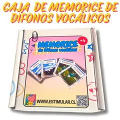 GENERICO - Memorice de Dífonos Vocálicos Lenguaje ESTIMULAR