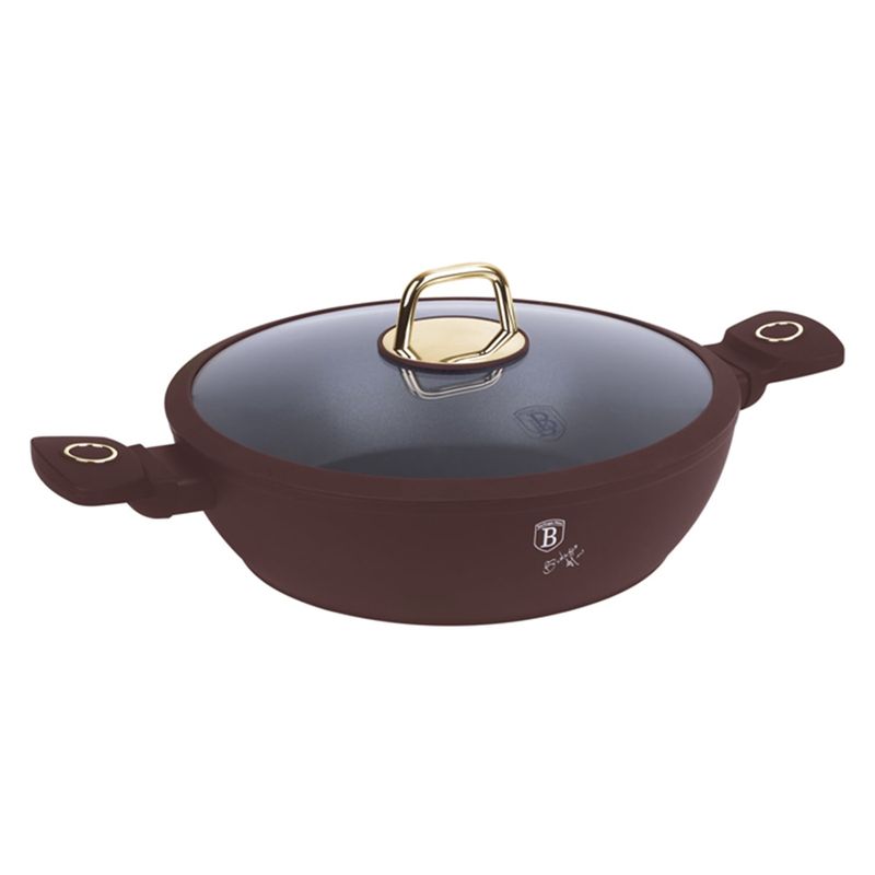 BERLINGER HAUS - OLLA CON TAPA 2 PZS 28 CM LEONARDO COLLECTION ANTIADHERENTE
