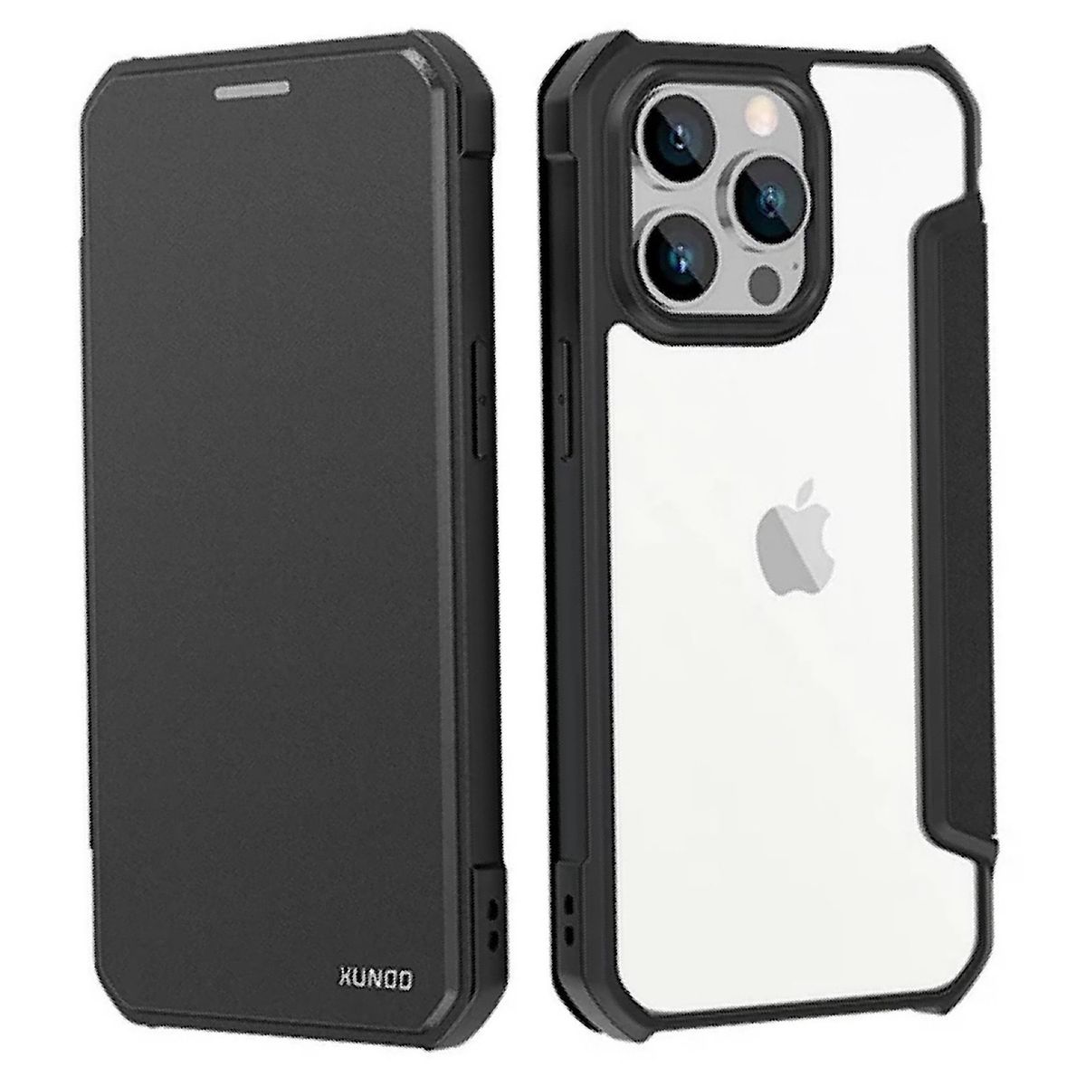 XUNDD - Carcasa Xundd  Flip Cover Reforzada Para iPhone 14 Pro