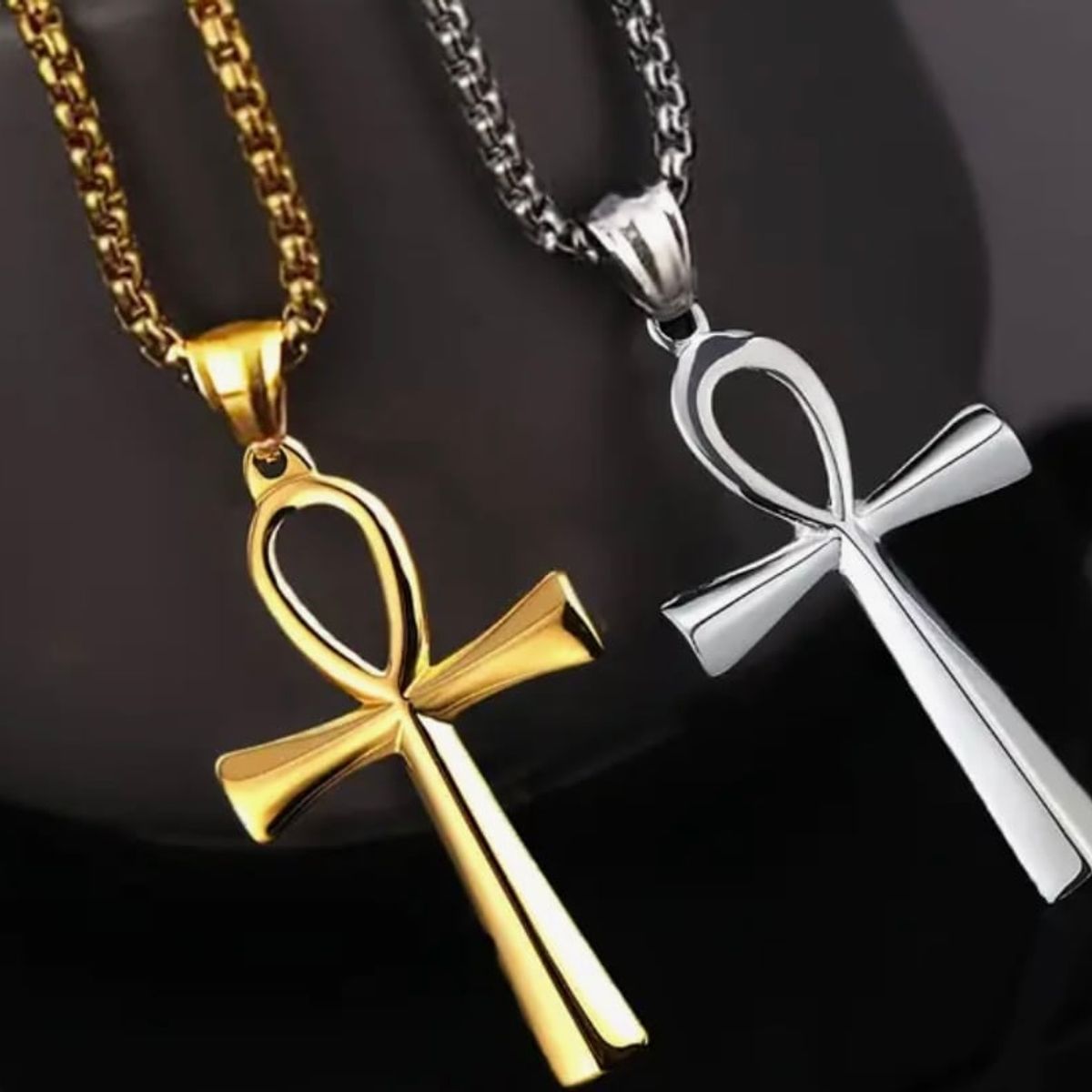 GENERICO - Collar Ankh Egipcio  Amuleto de Vida y Energía