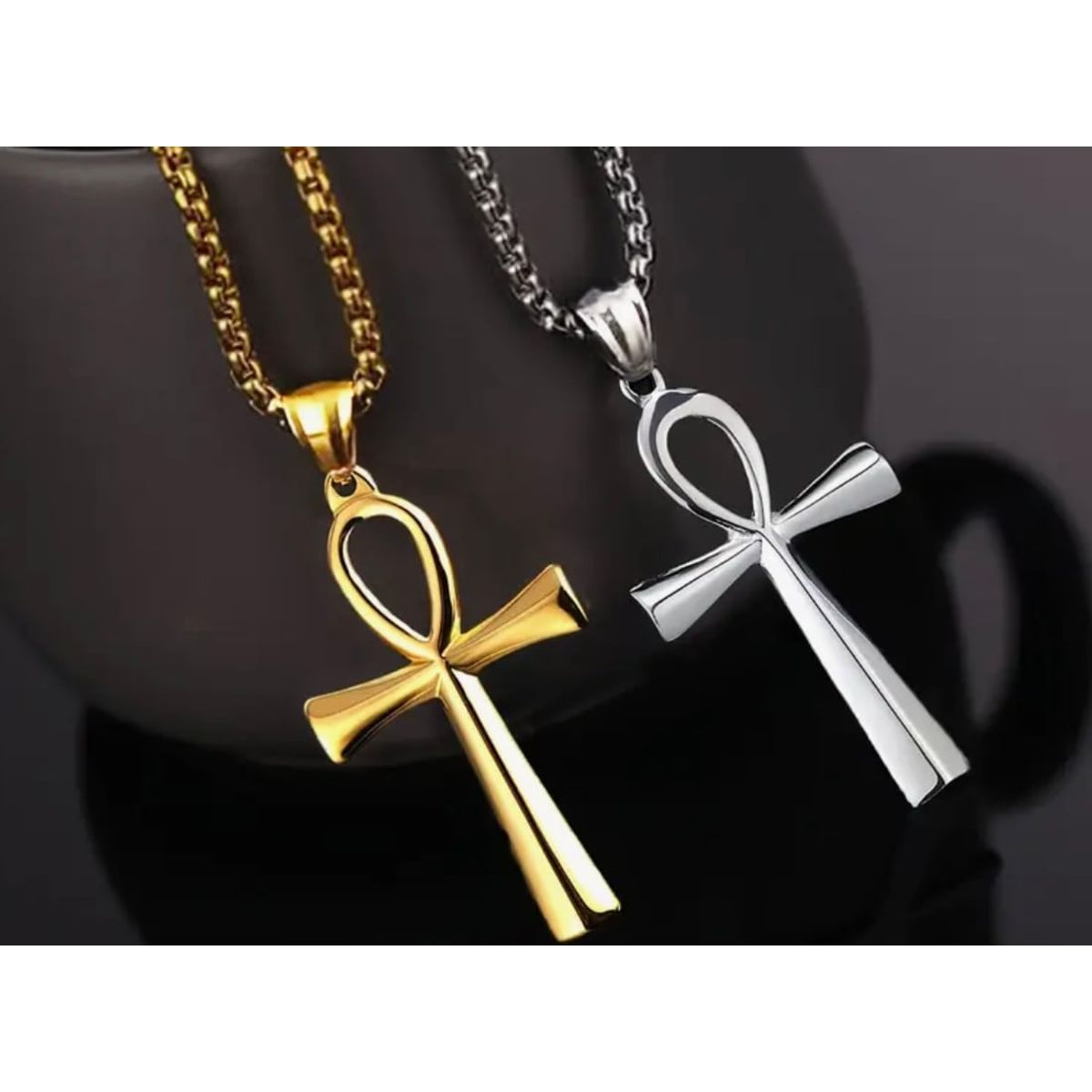 GENERICO - Collar Ankh Egipcio  Amuleto de Vida y Energía