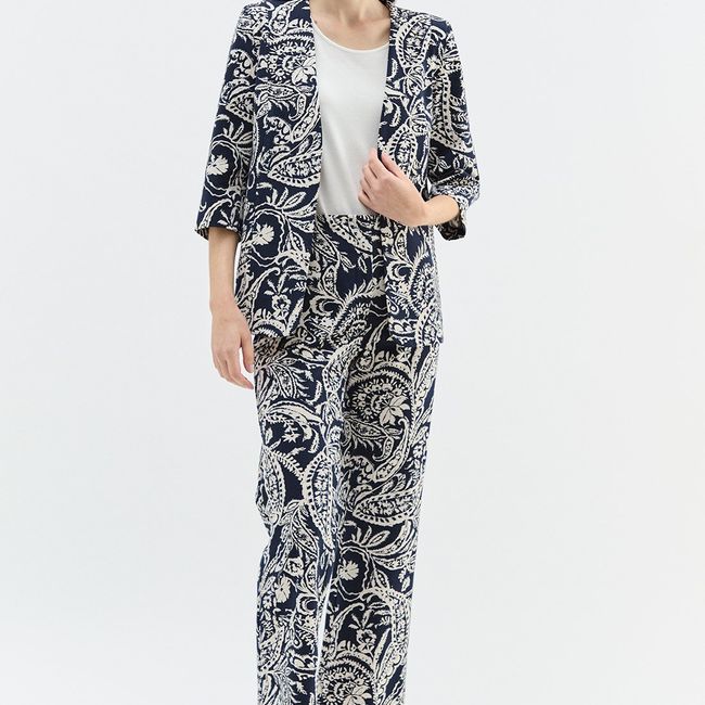 MA GRIFFE - Blazer Azul Marino Mujer Magriffe