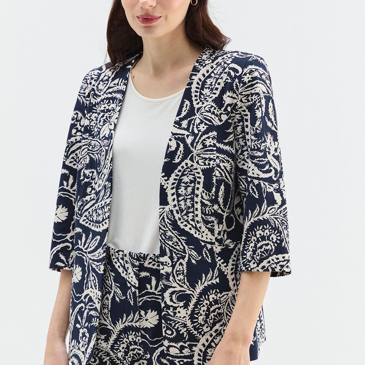 MA GRIFFE - Blazer Azul Marino Mujer Magriffe