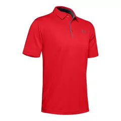 UNDER ARMOUR - Polo UA Tech para hombre Rojo