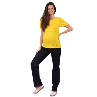 MADREMIA - Polera Maternal Lactancia Florencia manga corta Madremía