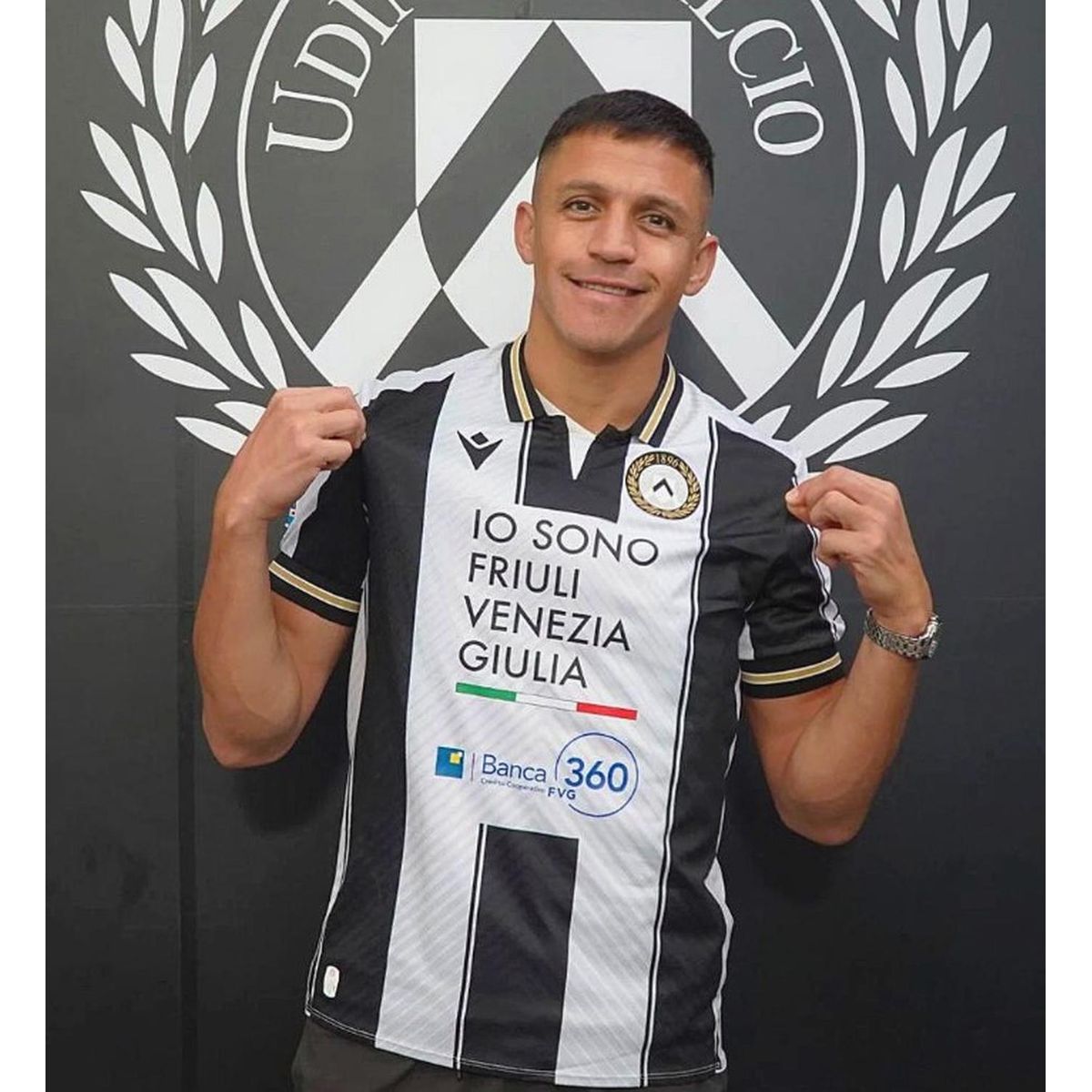 MACRON - Camiseta Macron Udinese Calcio Local 24/25