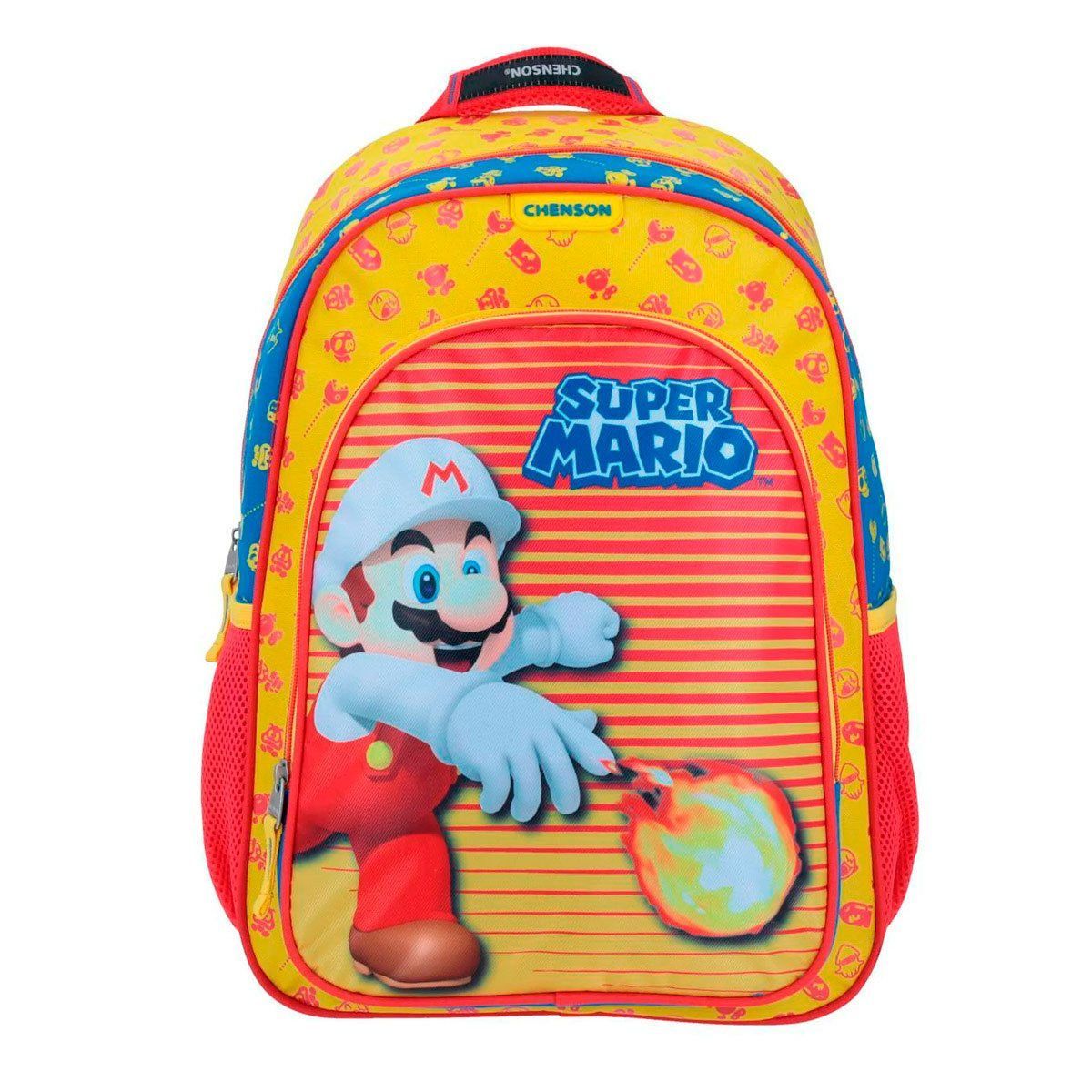 NINTENDO - Mochila grande NINTENDO Fire Mario diseño clásico