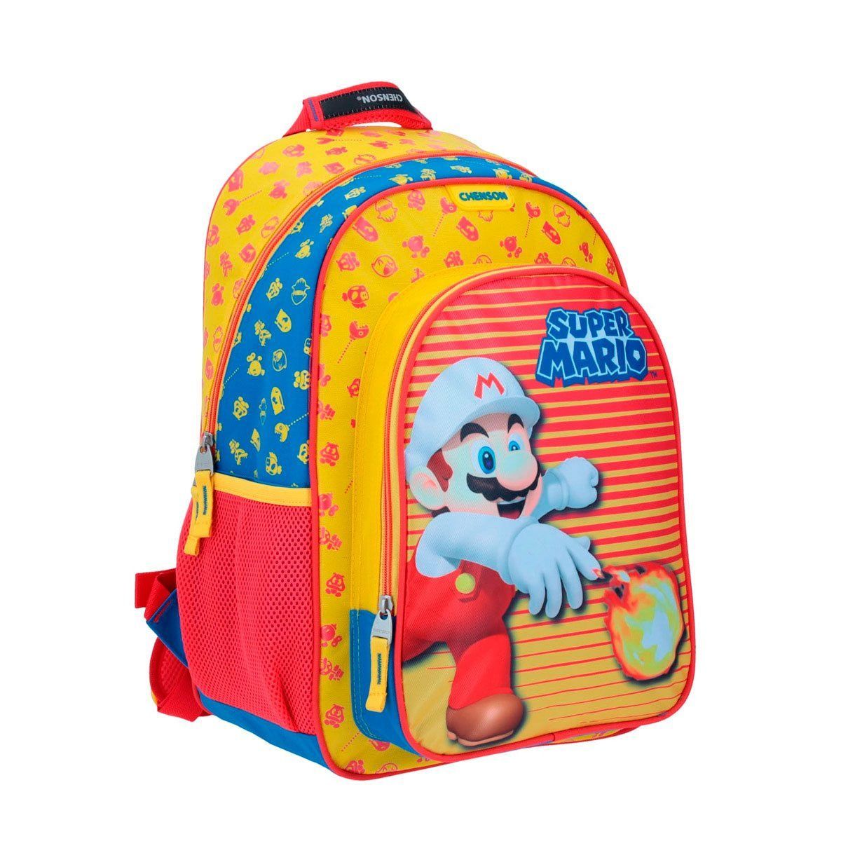 NINTENDO - Mochila grande NINTENDO Fire Mario diseño clásico