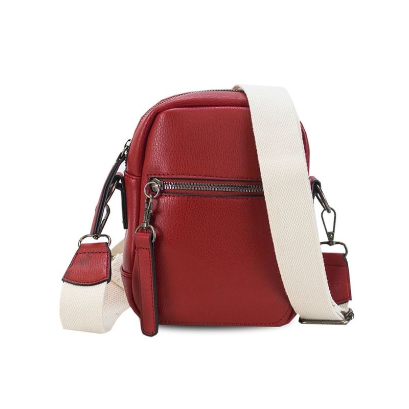 GENERICO - Cartera Bandolera Copacabana Tomate Lincolns - Rojo