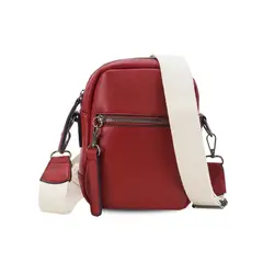 GENERICO - Cartera Bandolera Copacabana Tomate Lincolns - Rojo