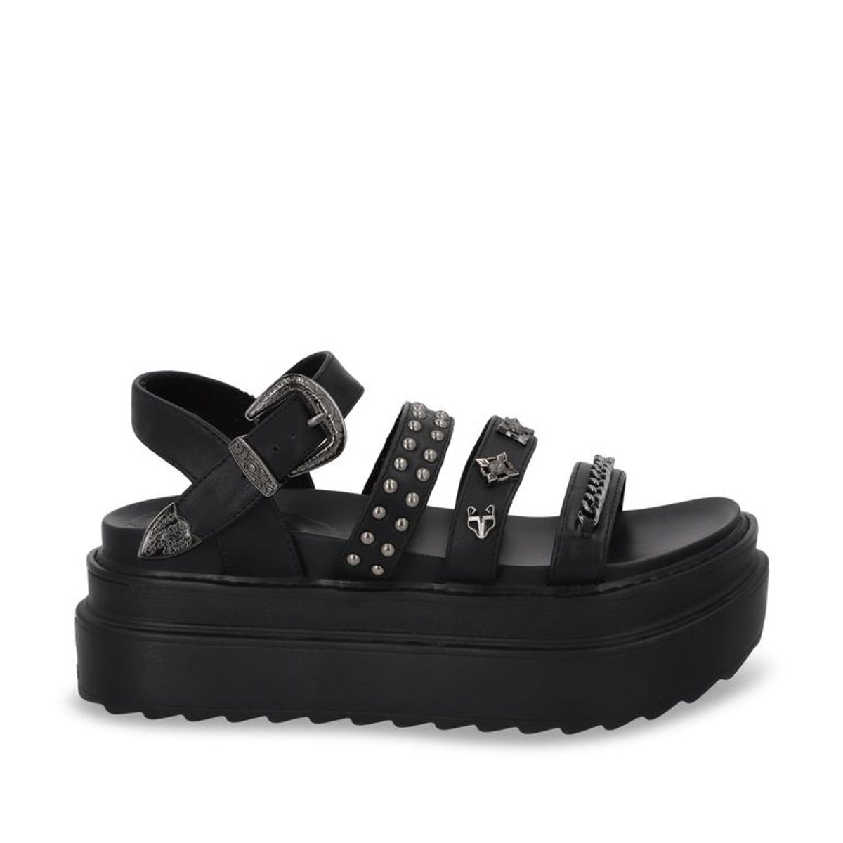 GOTTA - Sandalia Mujer Negra Plataforma 25235 Gotta