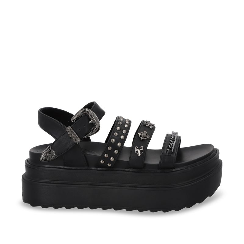 GOTTA - Sandalia Mujer Negra Plataforma 25235 Gotta