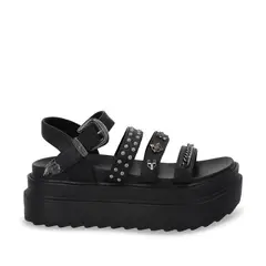 GOTTA - Sandalia Mujer Negra Plataforma 25235