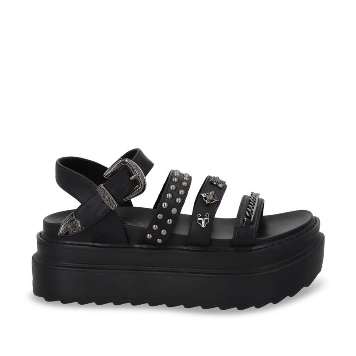 GOTTA - Sandalia Mujer Negra Plataforma 25235 Gotta