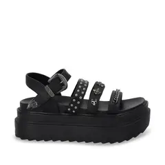 GOTTA - Sandalia Mujer Negra Plataforma 25235