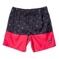 DC SHOES - Traje De Baño Hombre Mega Rush 19 Rojo DC