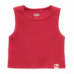 BUBBLE GUMMERS - Polera Manga Corta Niña Bubblegummers Erica Carmin Teens