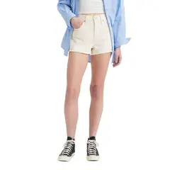 LEVIS - Shorts Mujer 501 Original Short Blanco