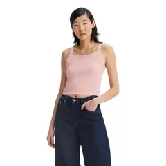 LEVIS - Polera Mujer Sporty Tank Rojo