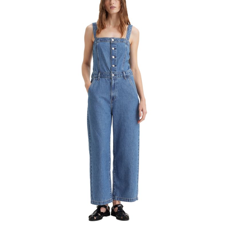 LEVIS - Enterito Mujer Jumpsuit Celeste Levis