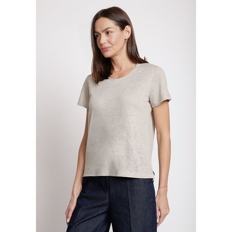 CANADIENNE - Polera de Mujer Modelo Gantt Color Arena