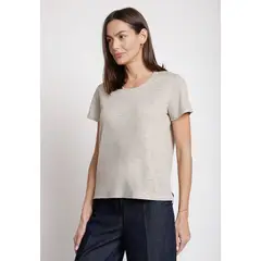CANADIENNE - Polera de Mujer Modelo Gantt Color Arena