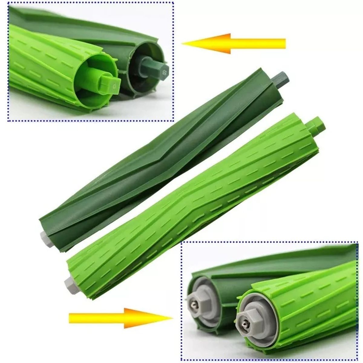 GENERICO - Cepillo O Rodillo Para Irobot Roomba I7 I7+ E5 E6