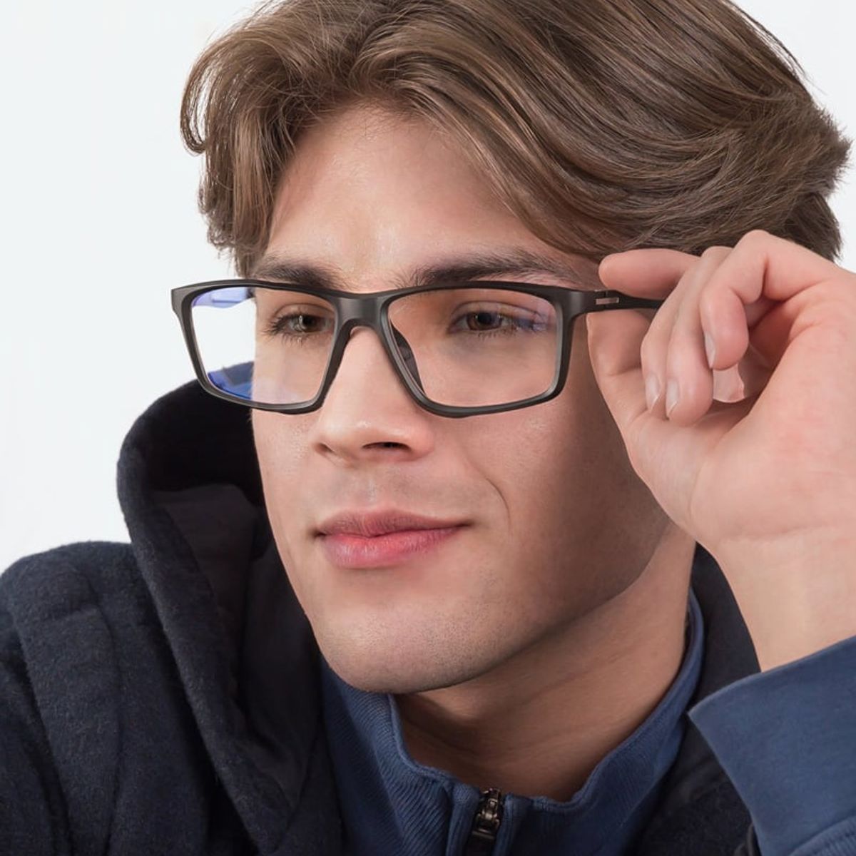 VIRASH - Lentes Descanso Gamer - Filtro Luz Azul - Black Grey