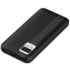 TECNOLAB - Power Bank 10000mAh 22.5W + 2 Cables Incluidos Negro - SC