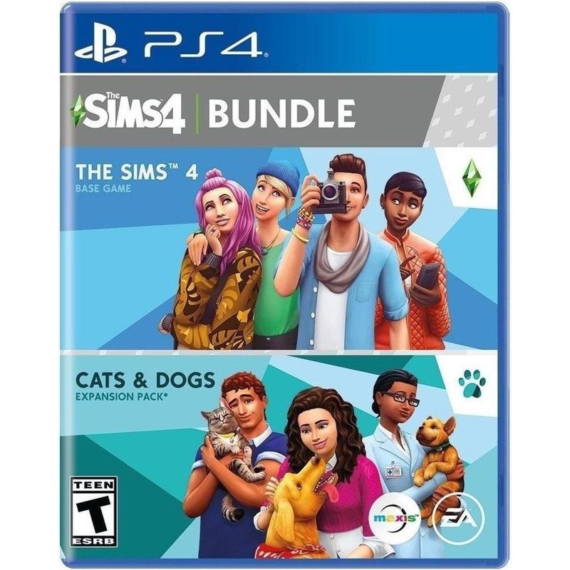PLAYSTATION - The Sims 4 Plus Cats & Dogs Bundle PS4 Físico