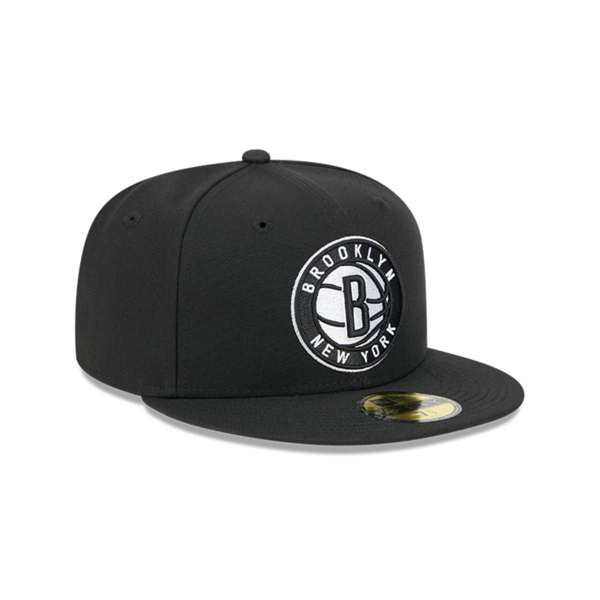 NEW ERA - Gorra 59Fifty Brooklyn Nets NBA Team Verbiage Black