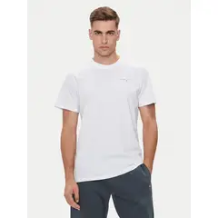 TOMMY HILFIGER - Polera Con Logo Slim Fit Blanco Tommy Jeans