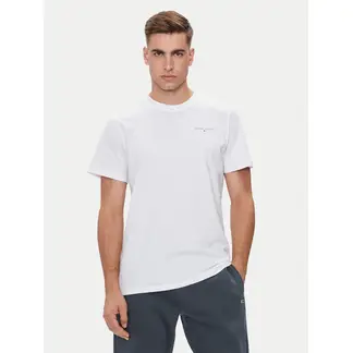 TOMMY HILFIGER - Polera Con Logo Slim Fit Blanco Tommy Jeans
