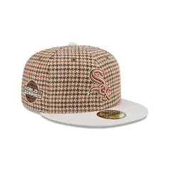 NEW ERA - Gorra 59Fifty Chicago White Sox MLB Houndstooh Open Brown